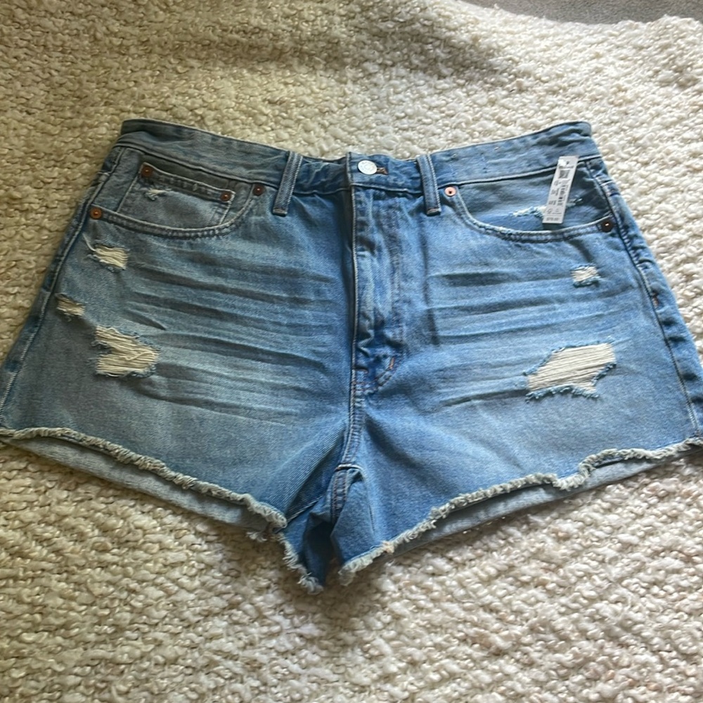 Madewell relaxed denim shorts NWT